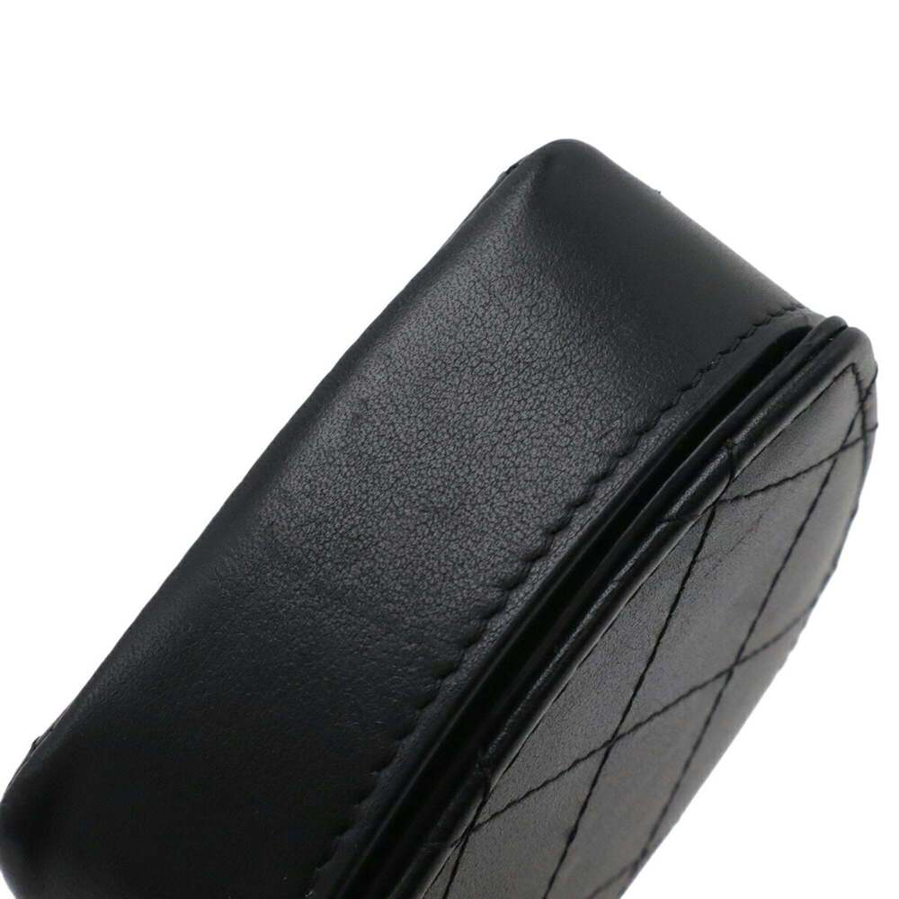 CHANEL Black Leather Logo Wallet - Picture 5 of 10